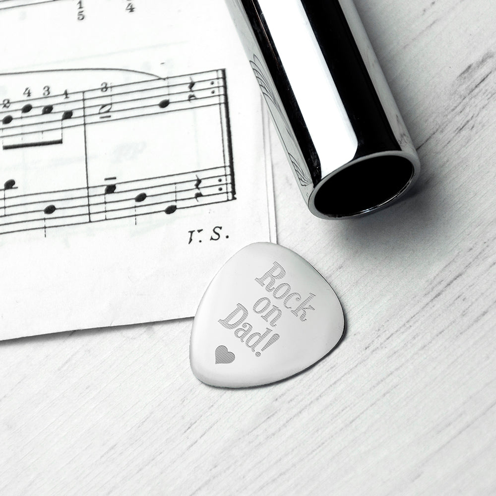 Personalised Dad's Plectrum - treat-republic