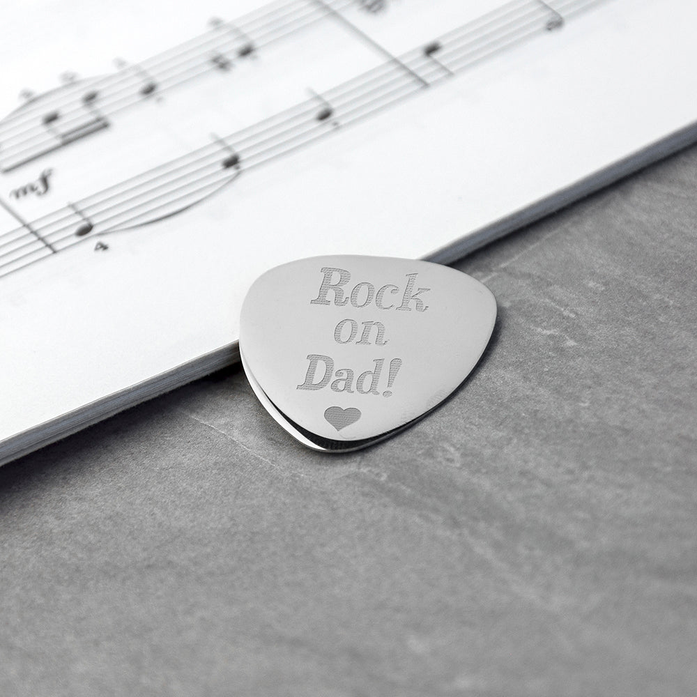 Personalised Dad's Plectrum - treat-republic