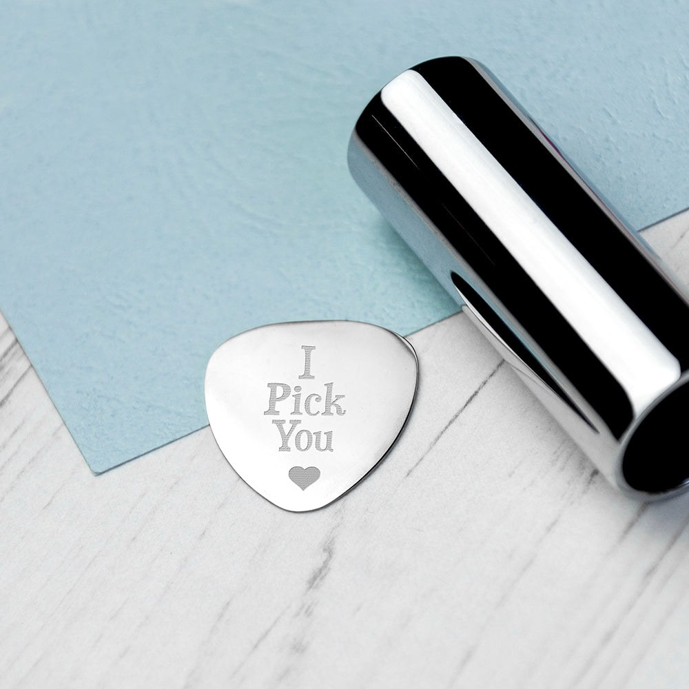 Personalised Romantic Plectrum - treat-republic