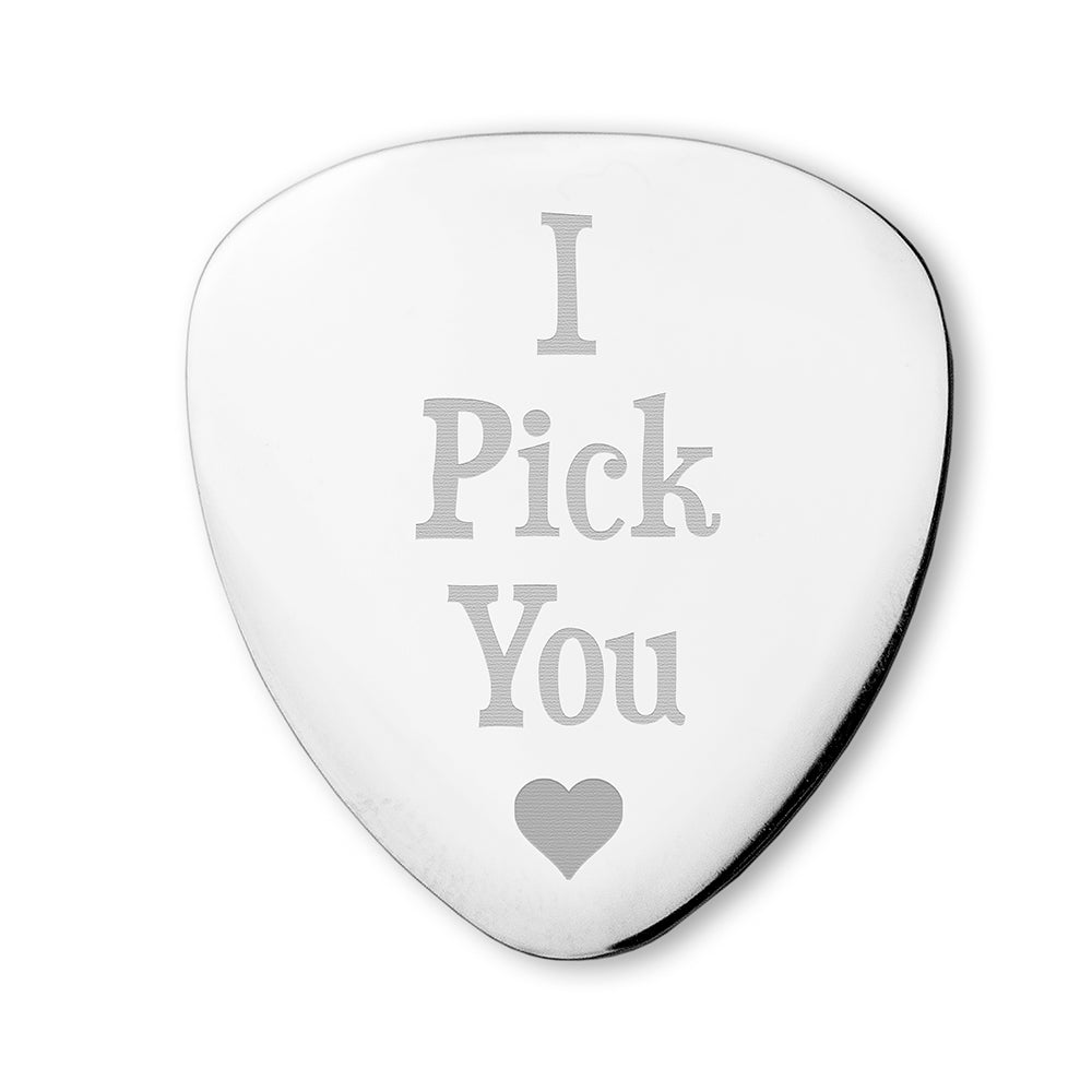 Personalised Romantic Plectrum - treat-republic