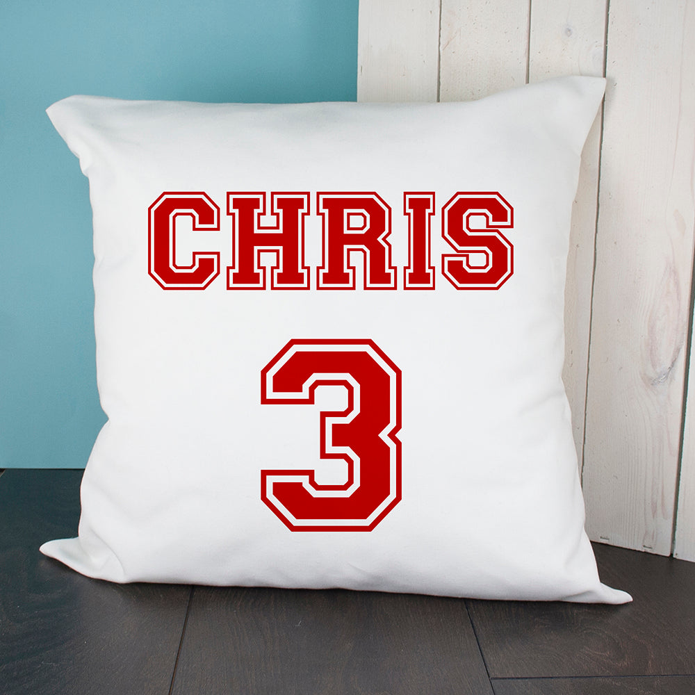 Personalised Football Kit Cushion Cover - treat-republic