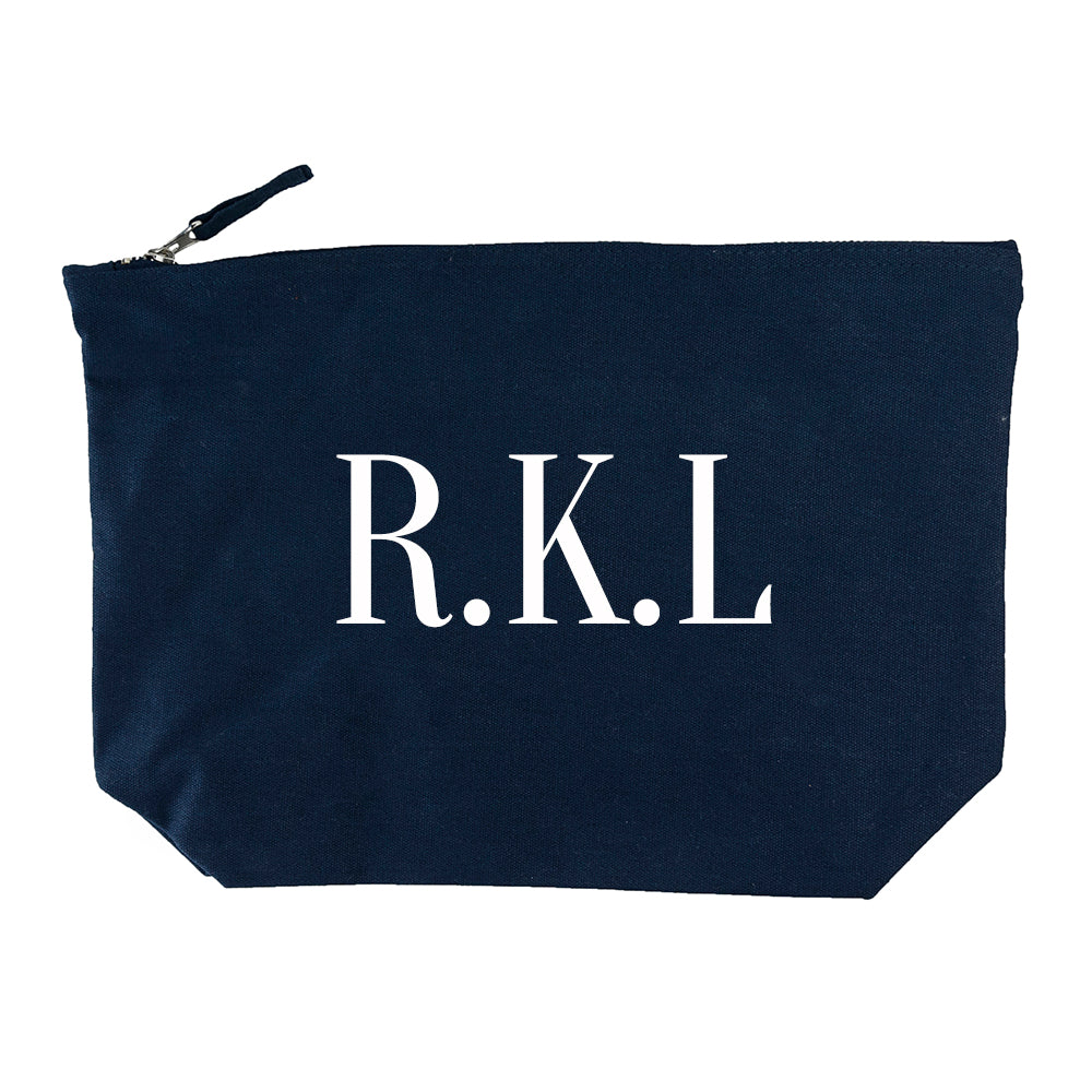 Personalised Men's Wash Bag in Navy - treat-republic