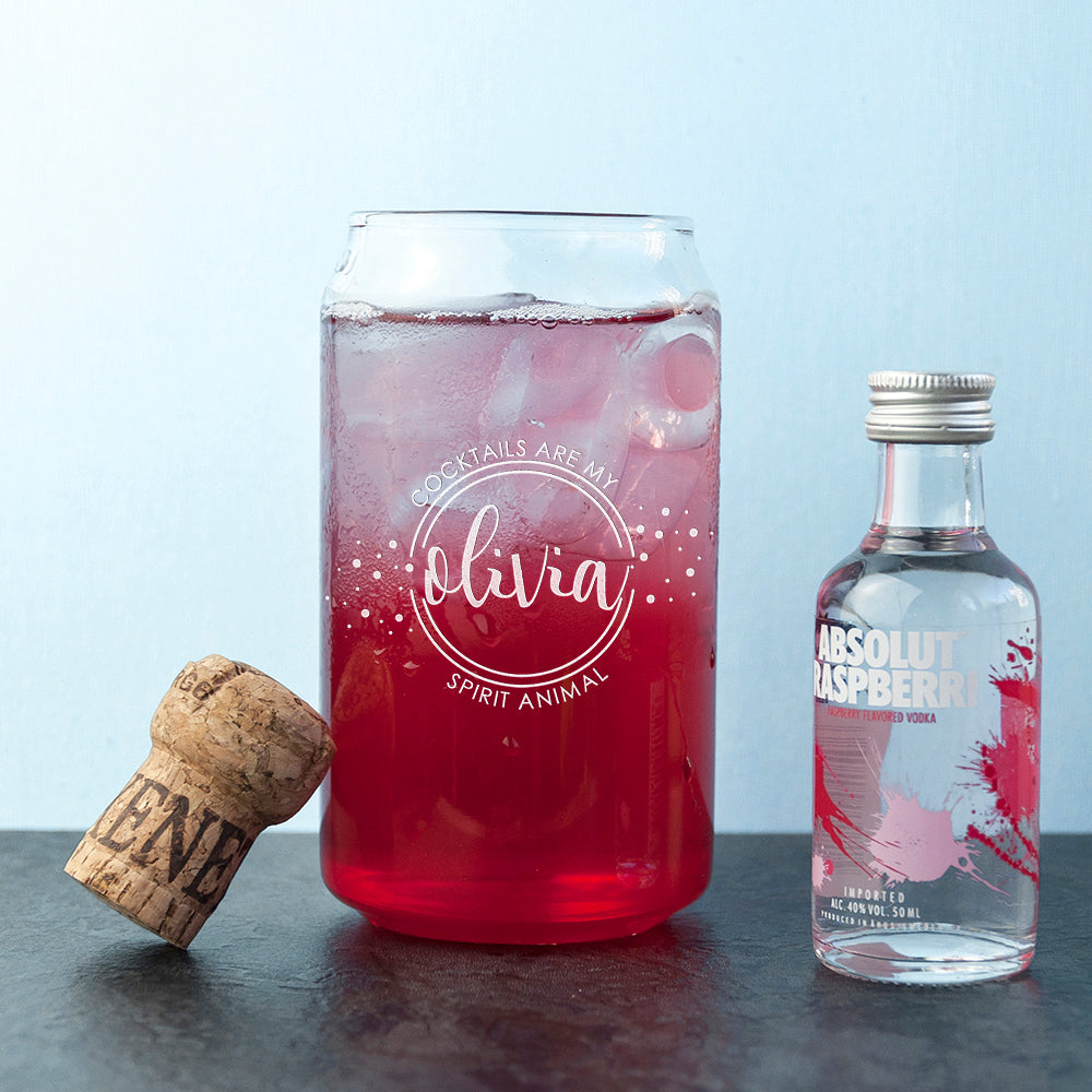 Personalised Bring On The Bubbly Can Glass - treat-republic