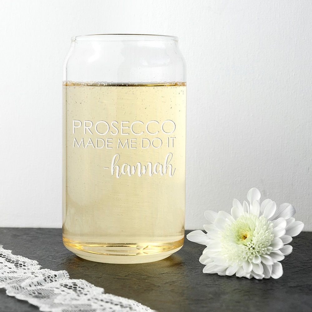 Personalised Guilty Pleasure Can Glass - treat-republic