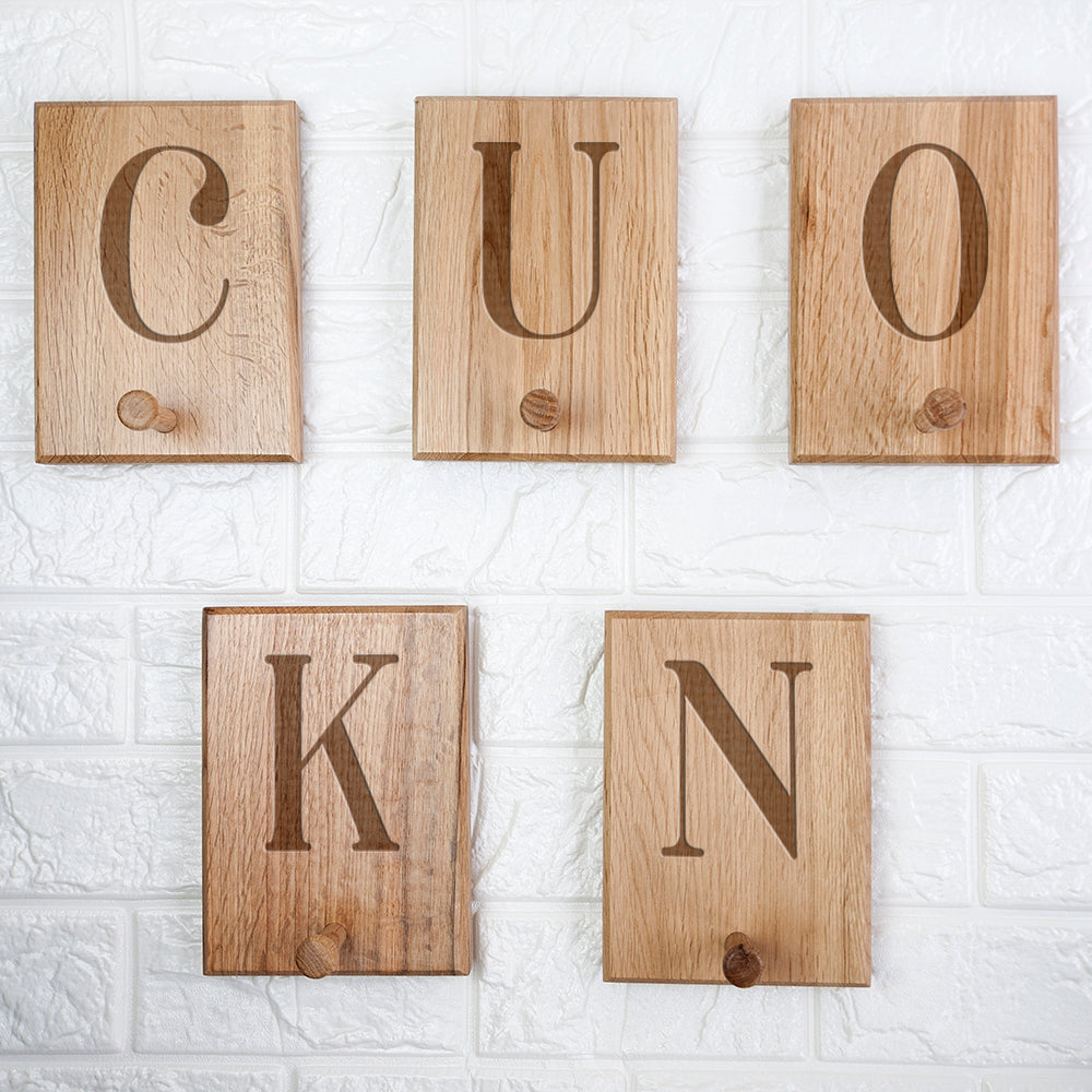 Personalised Wooden Peg Hook - treat-republic