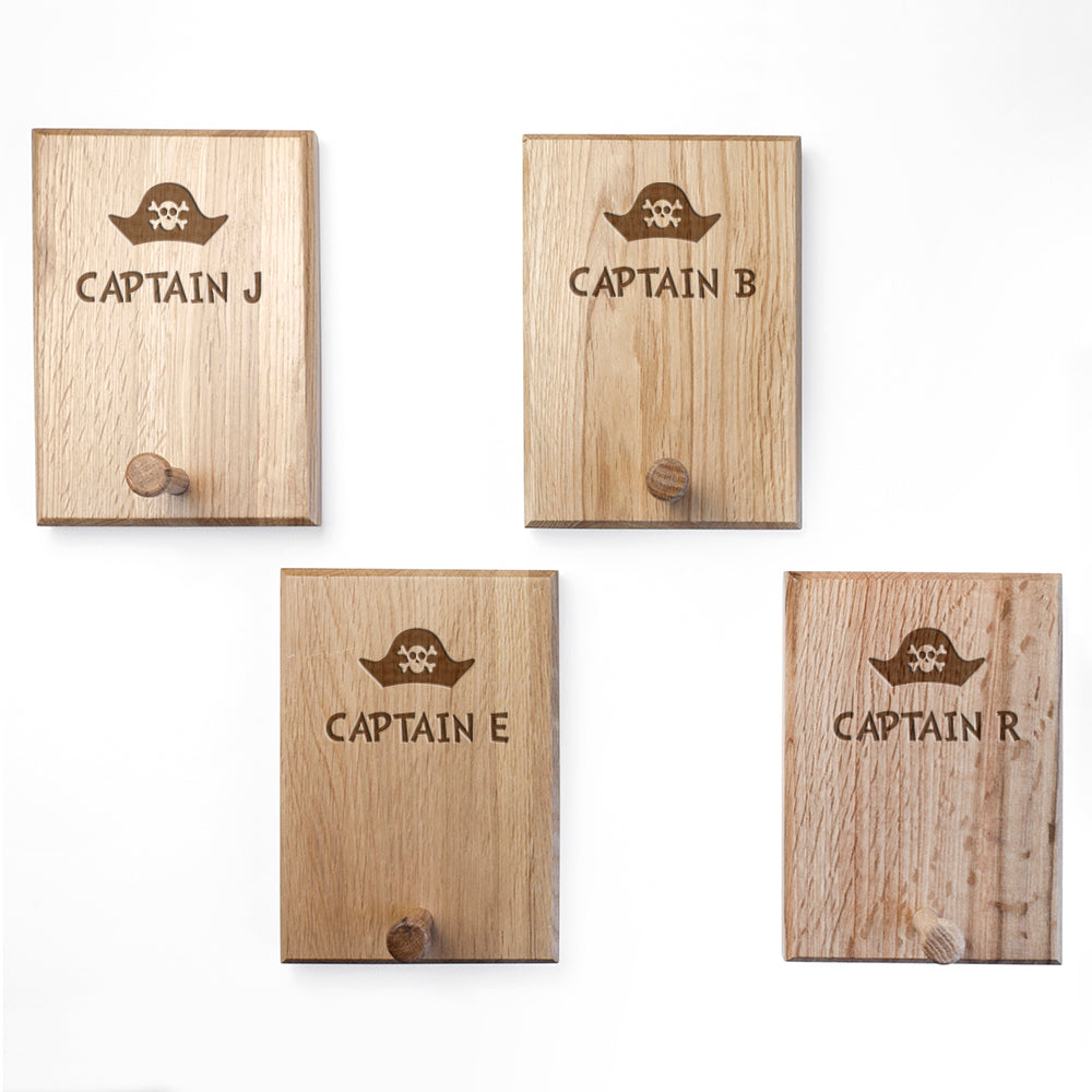 Personalised Pirate Hat Peg Hook - treat-republic