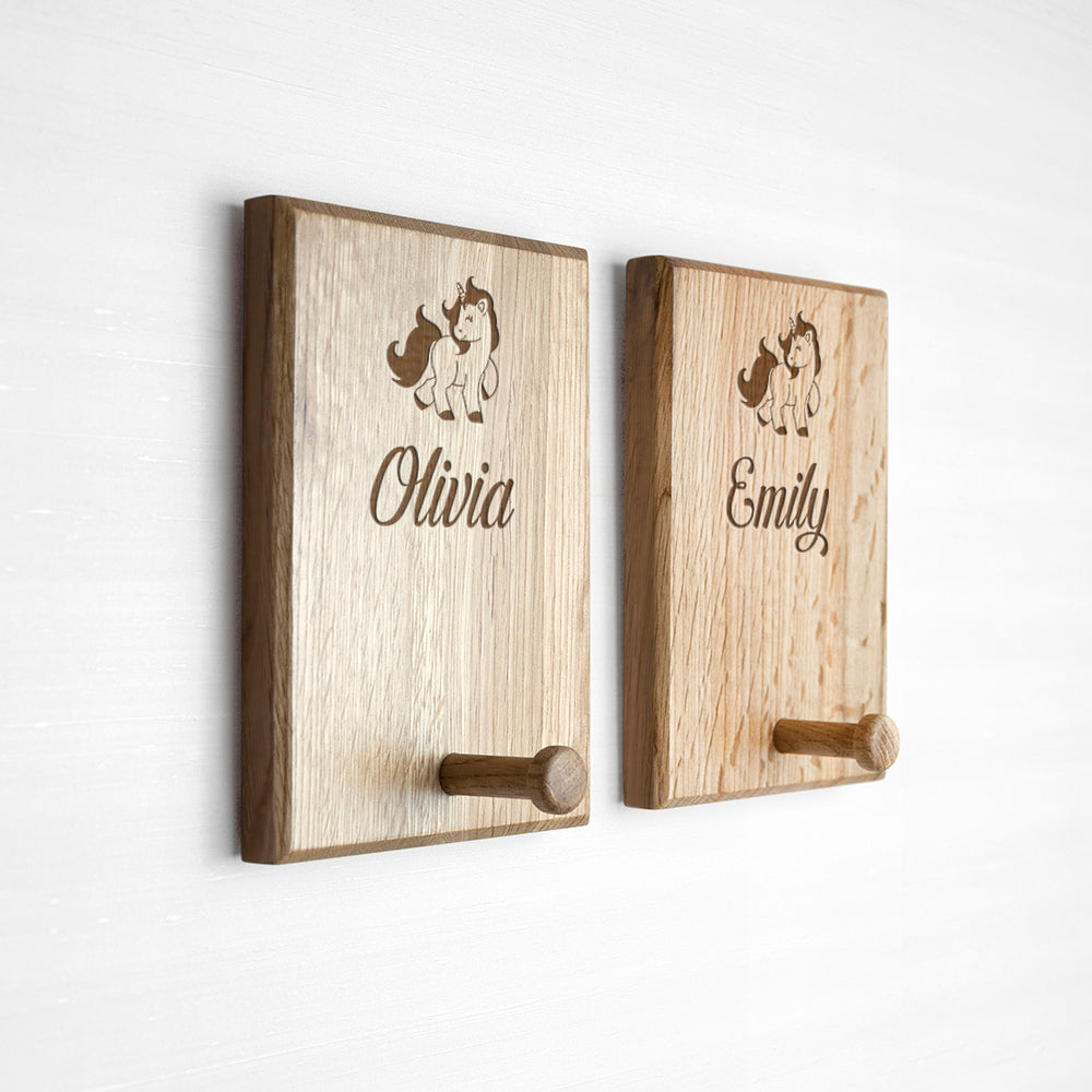 Personalised Unicorn Peg Hook - treat-republic