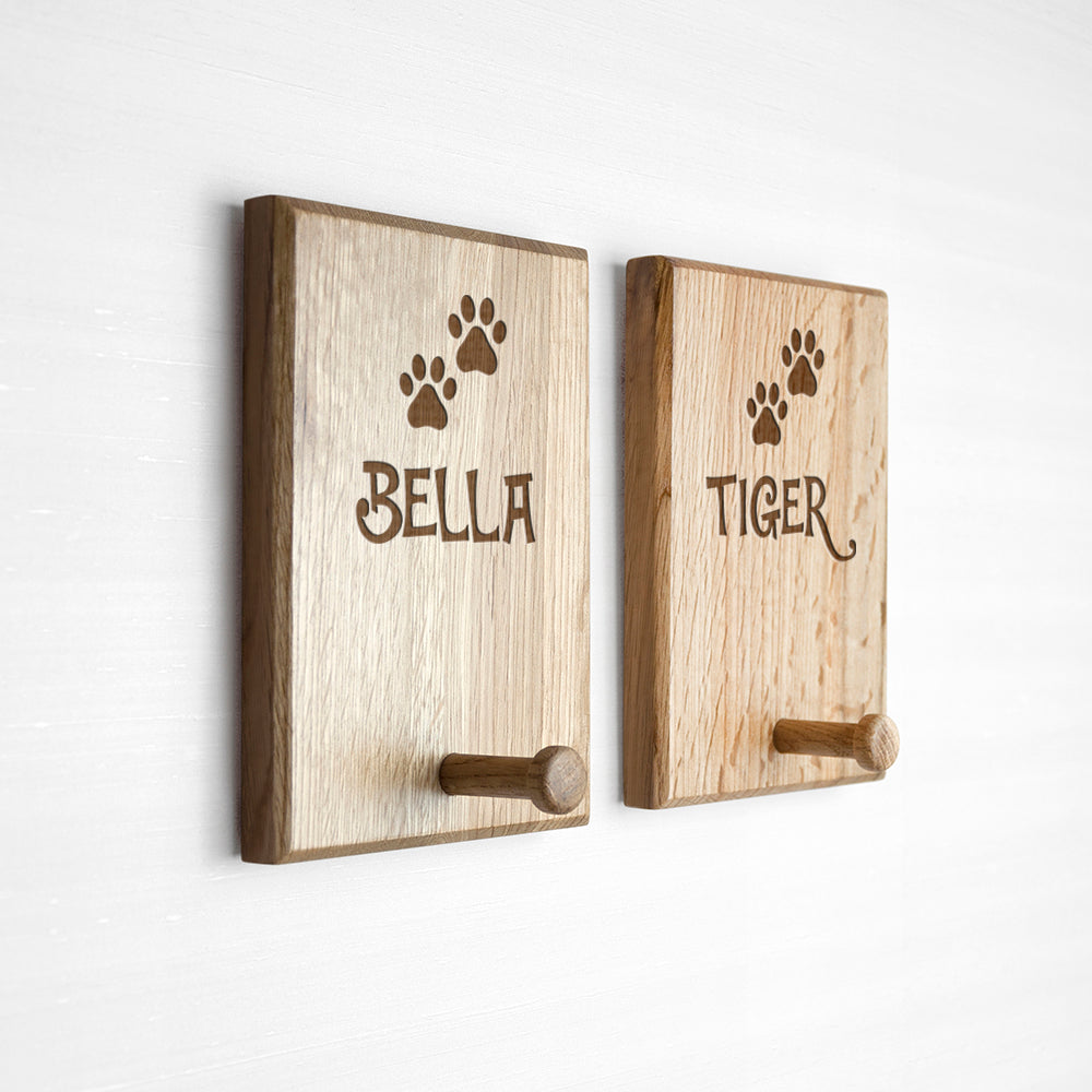 Personalised Paw Print Peg Hook - treat-republic