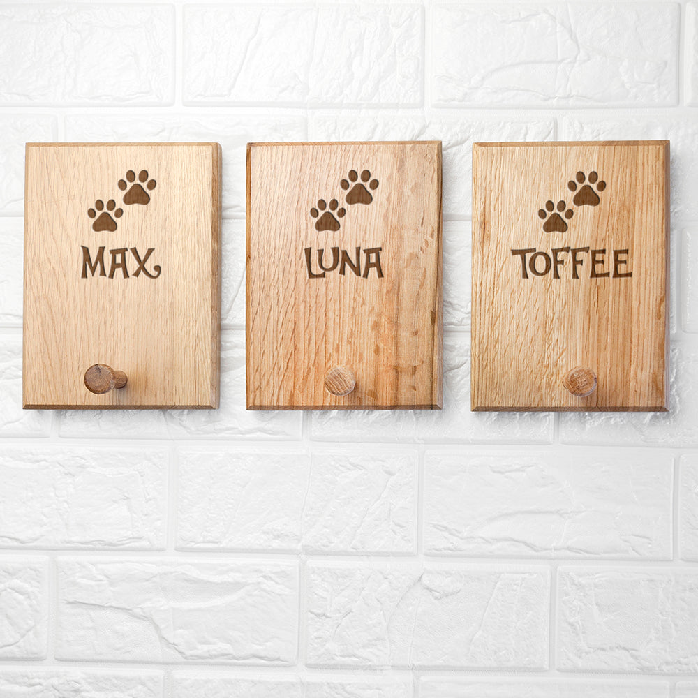 Personalised Paw Print Peg Hook - treat-republic