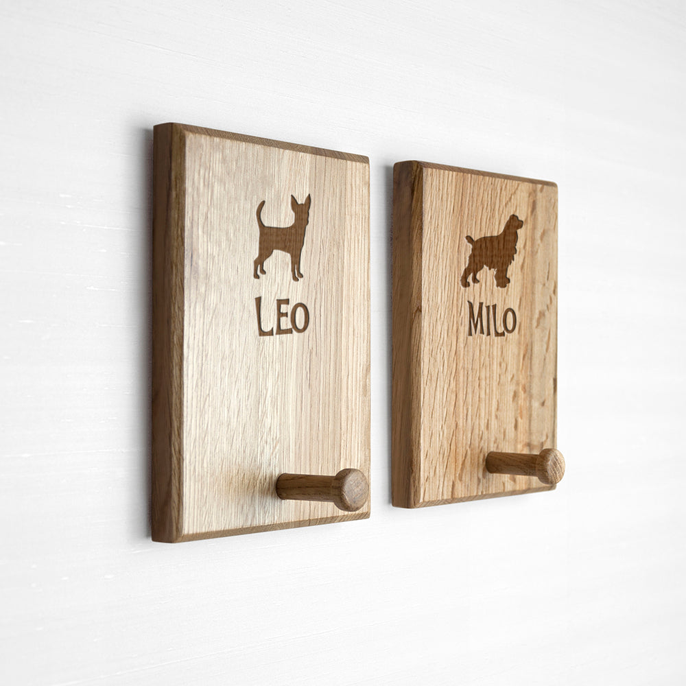 Personalised Dog Silhouette Peg Hook - treat-republic