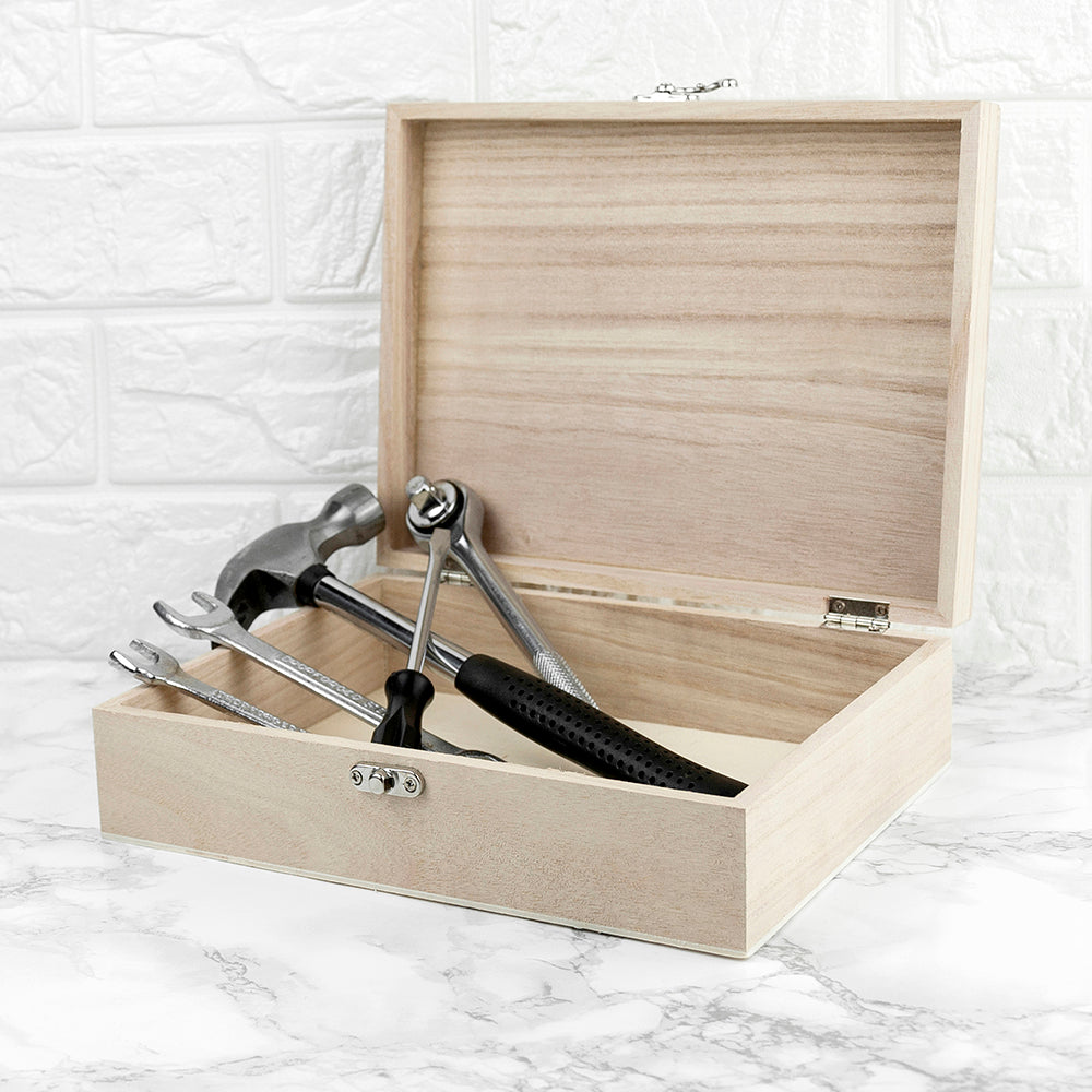 Personalised Dad's Emblem Tool Box - treat-republic