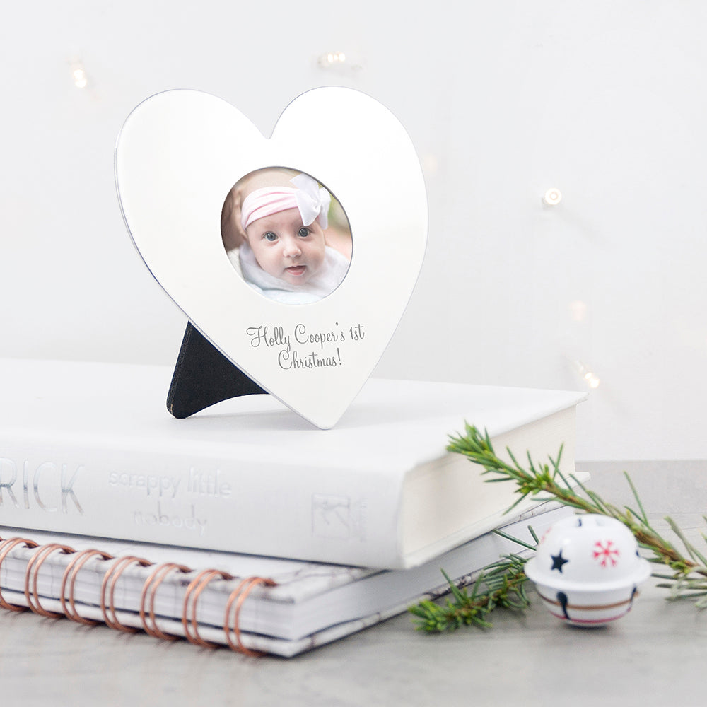 Personalised Heart Photo Frame - treat-republic