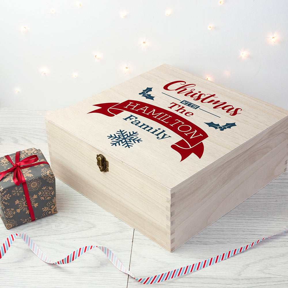 Personalised Our Family's Christmas Eve Box - treat-republic