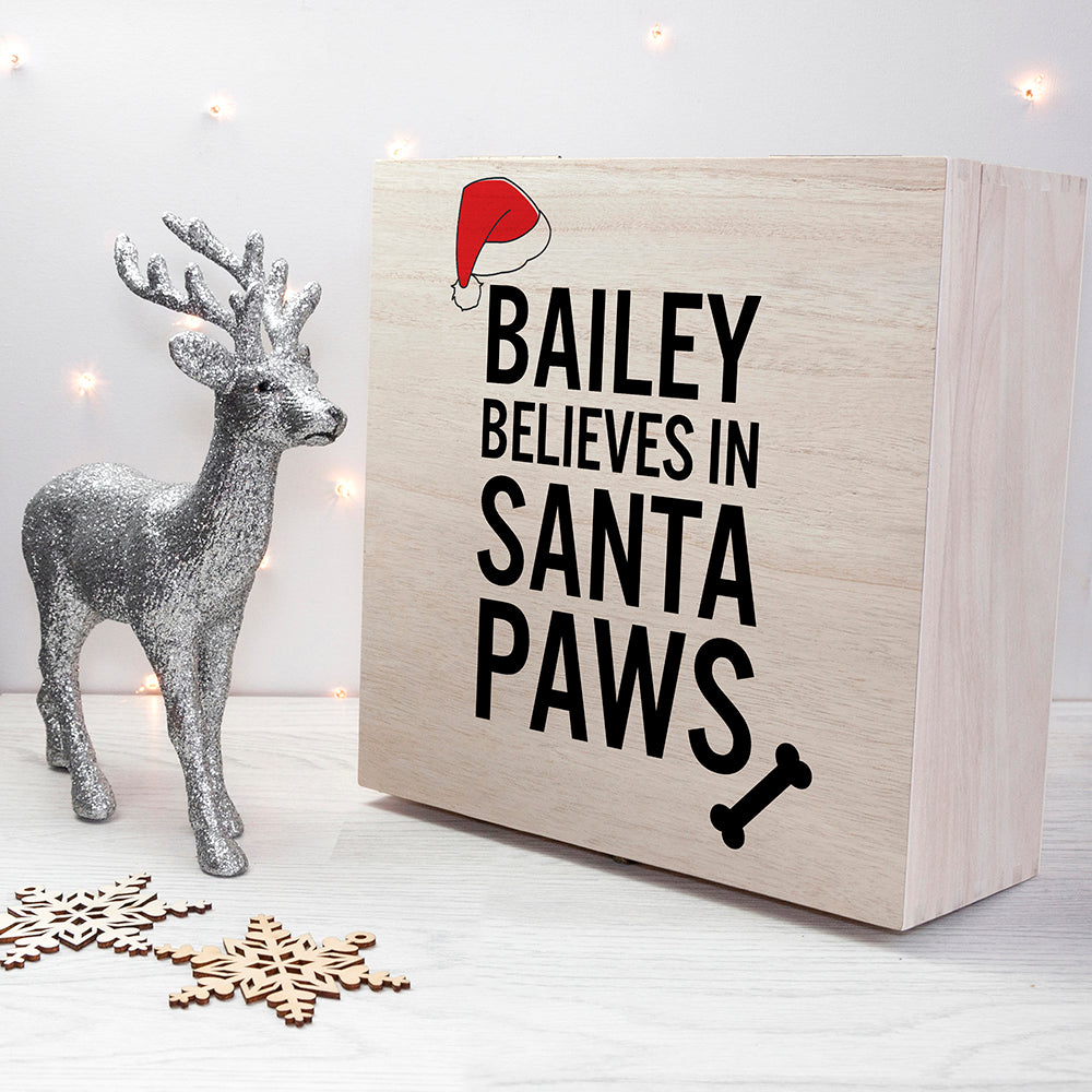 Personalised Pets Santa Paws Christmas Eve Box - treat-republic