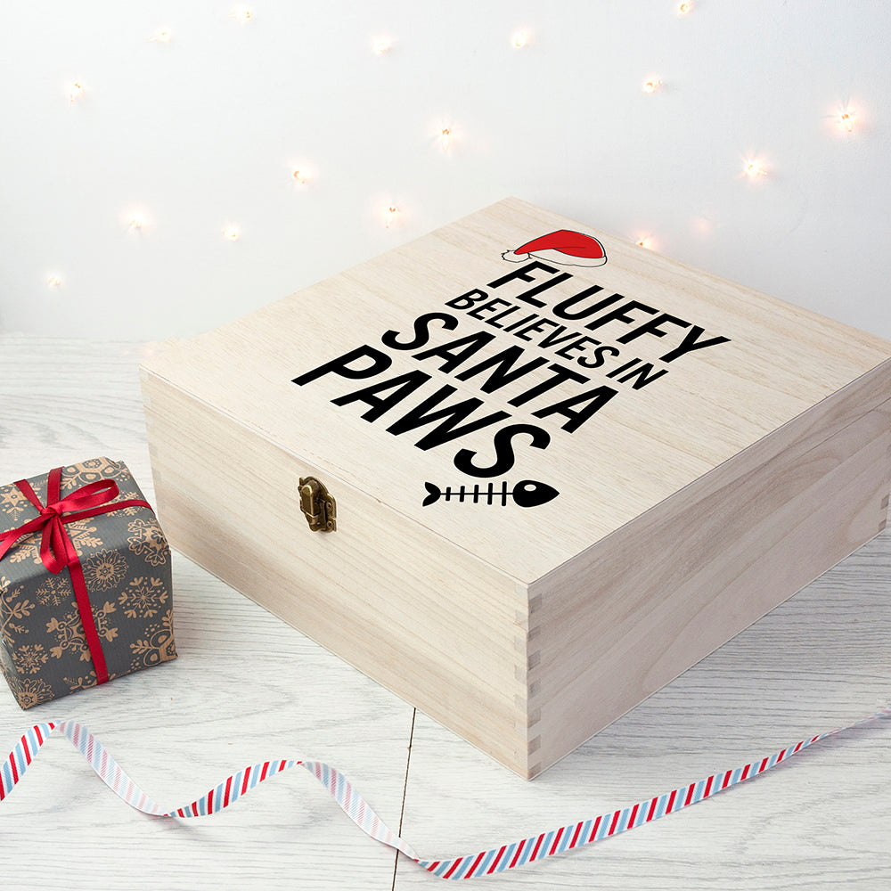 Personalised Pets Santa Paws Christmas Eve Box - treat-republic