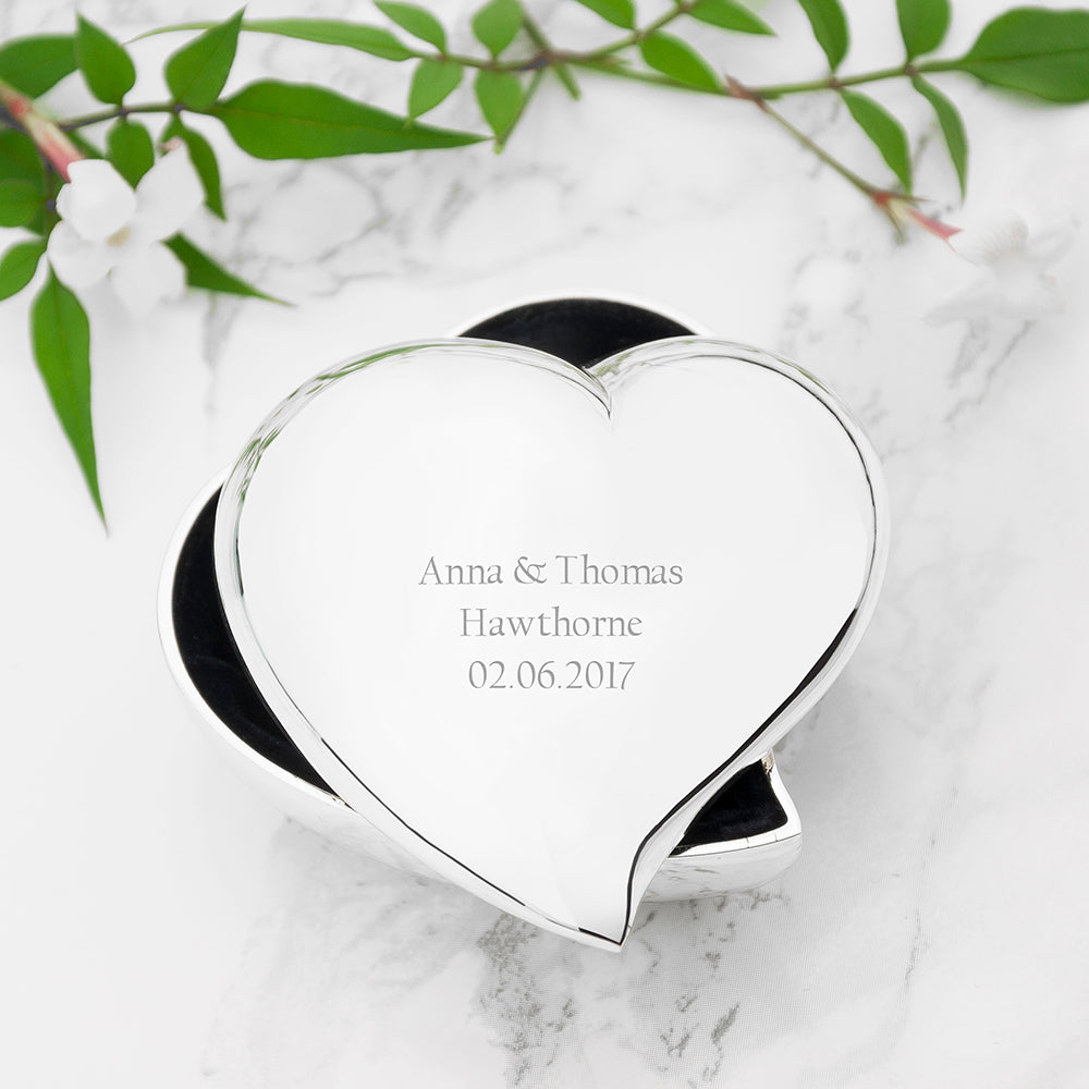 Personalised Miniature Heart Trinket Box - treat-republic