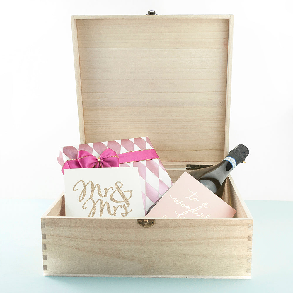 Personalised For My Bride on Our Wedding Day Box - treat-republic