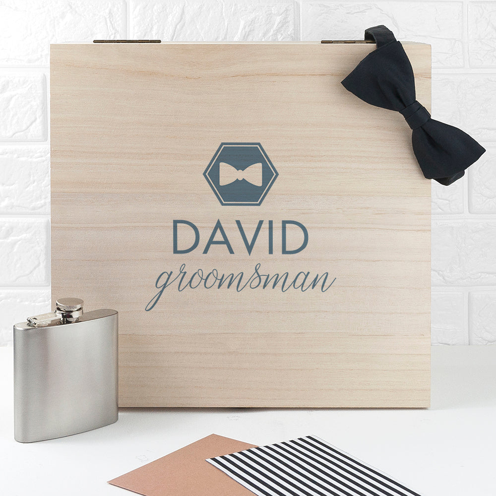 Personalised Classic Groomsman Box - treat-republic