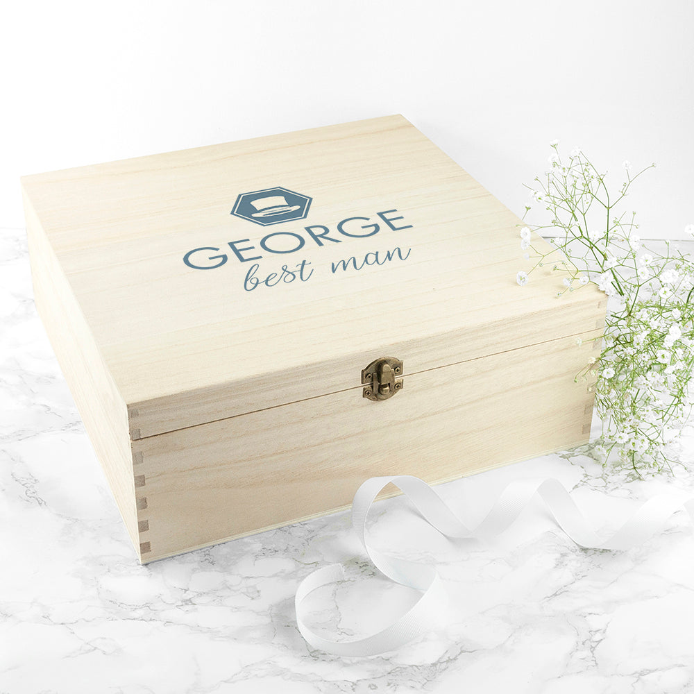 Personalised Classic Groomsman Box - treat-republic