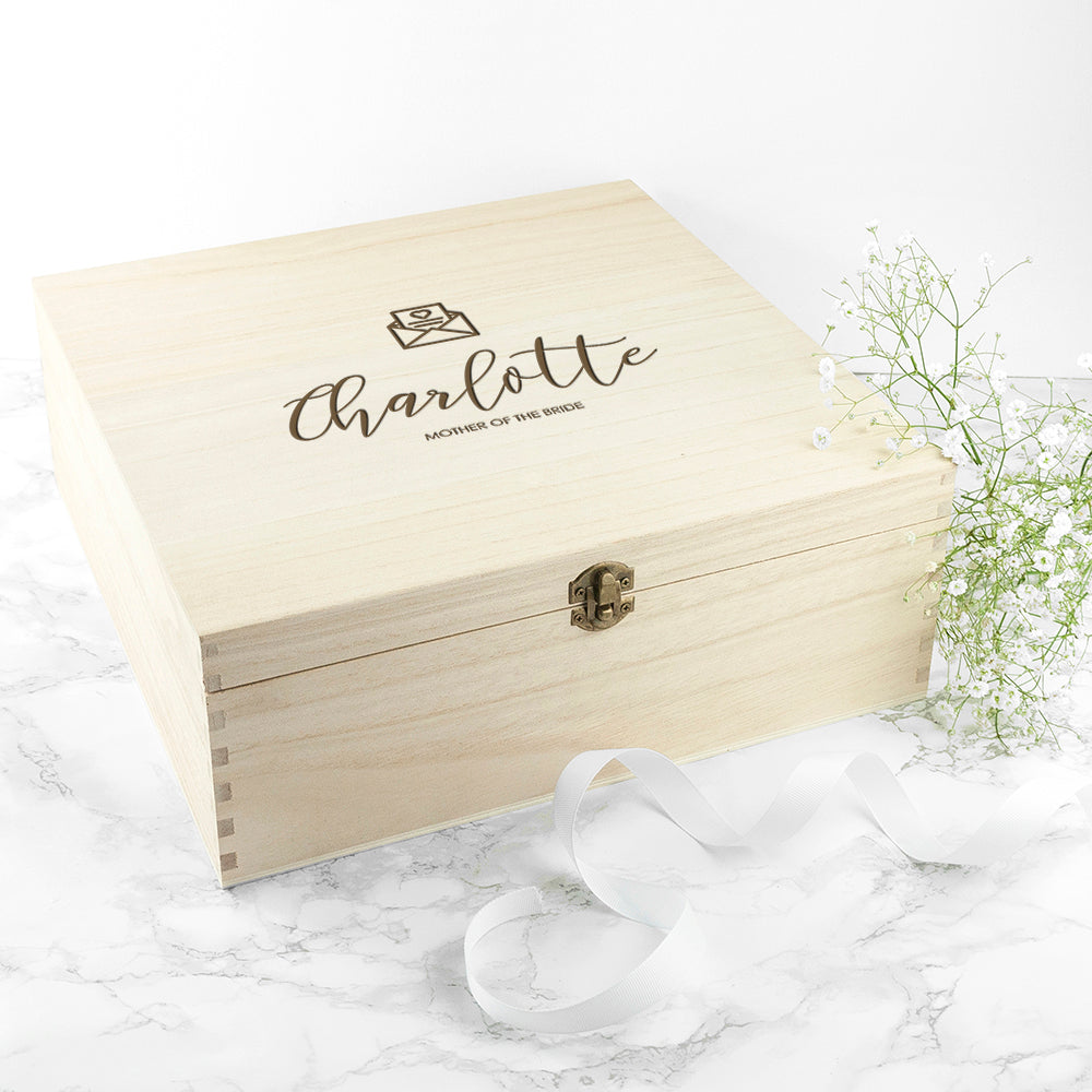 Personalised Elegant Wedding Box - treat-republic