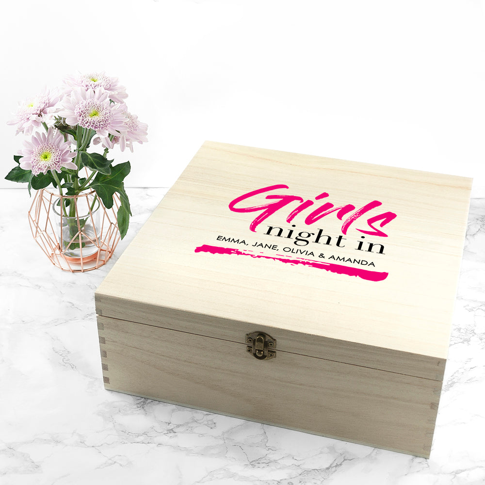 Personalised Girls' Night In Box - treat-republic