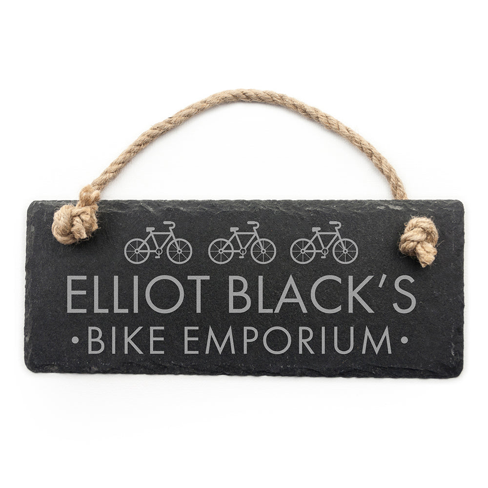 Personalised I Bloody Love My Bicycle Slate Hanging Sign - treat-republic