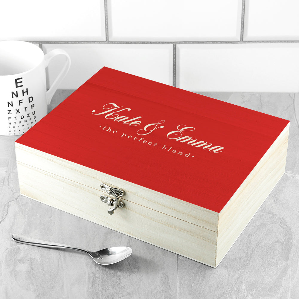 Personalised The Perfect Blend Tea Box - treat-republic