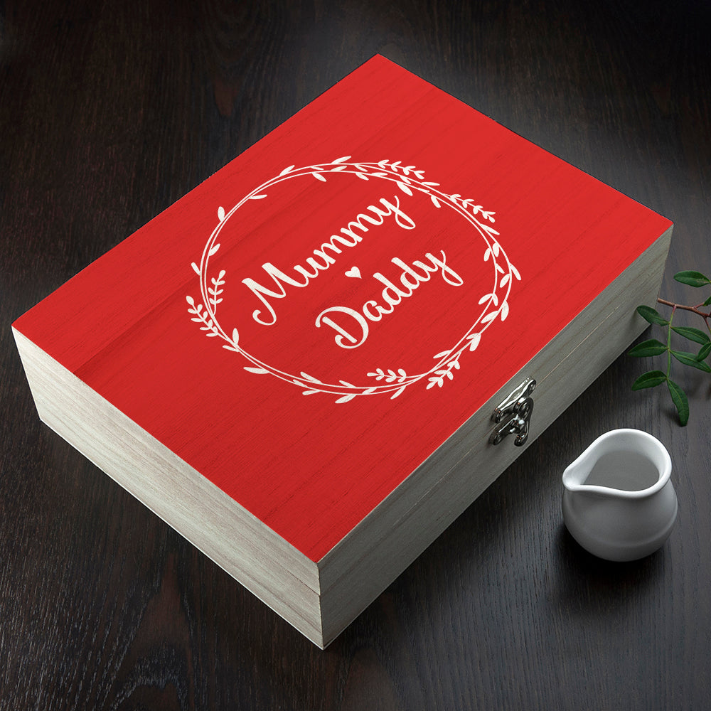 Personalised Romantic Wreath Tea Box - treat-republic