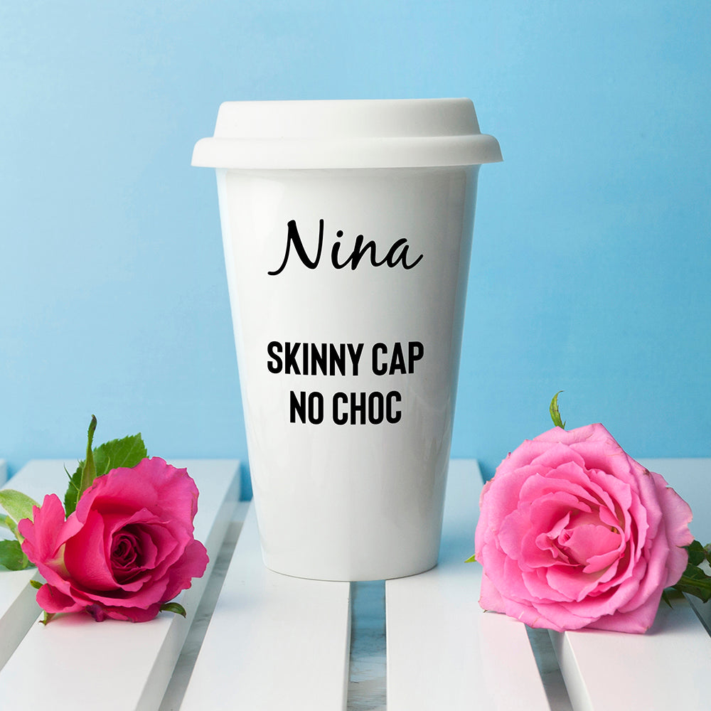 Personalised Name and Order Travel Mug - treat-republic