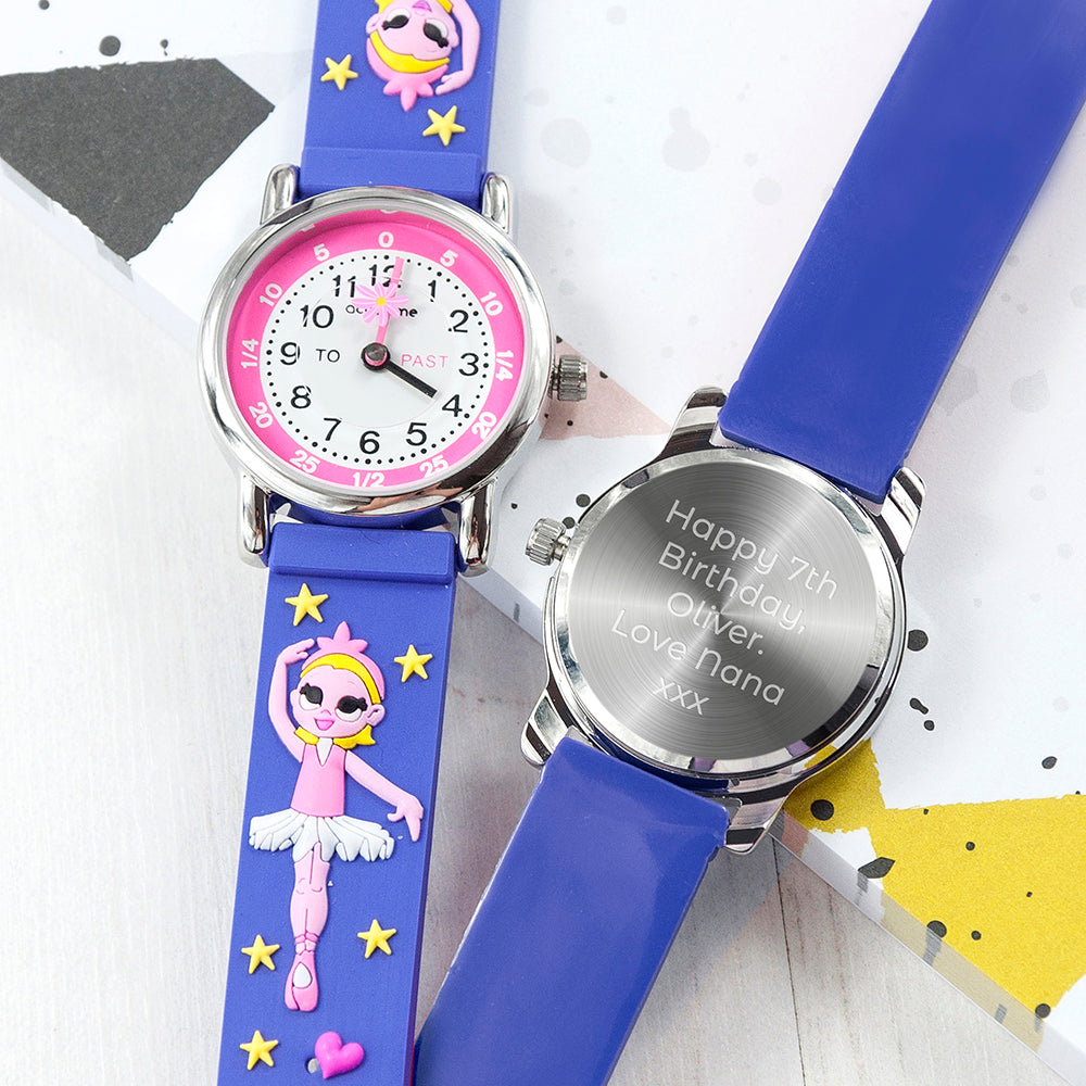 Kids Personalised Ballerina Watch - treat-republic