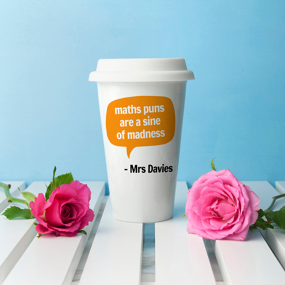 Personalised Teacher Says Travel Mug - treat-republic
