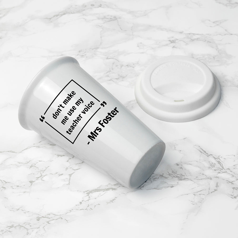 Personalised Words of Wisdom Travel Mug - treat-republic