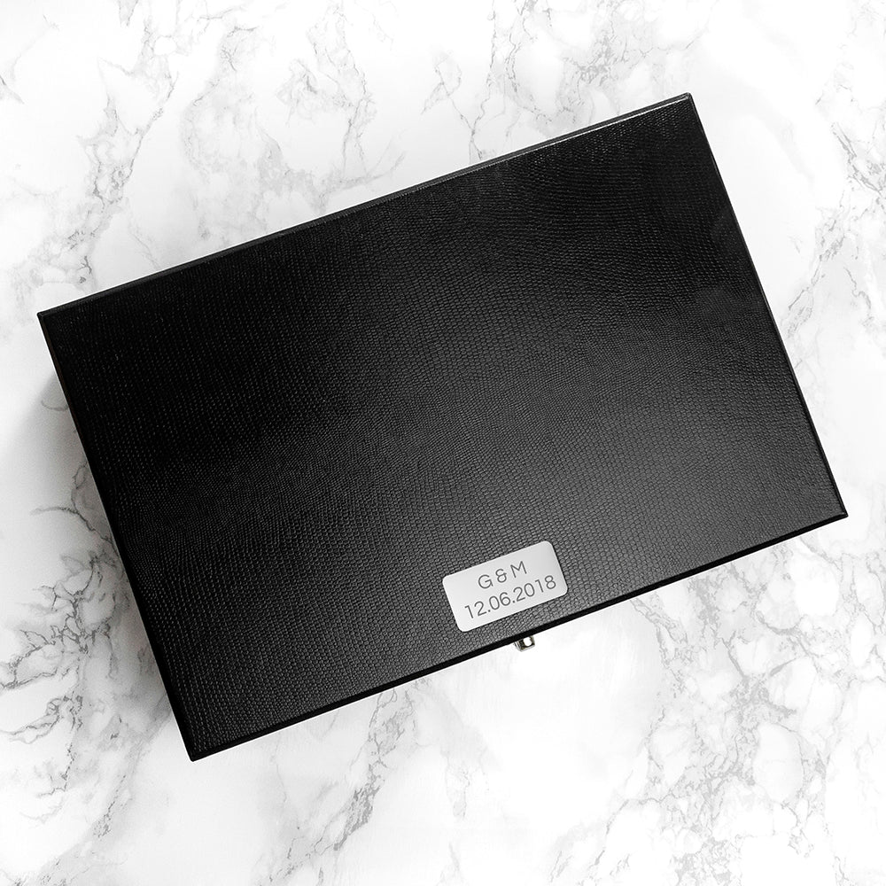 Personalised Watch & Cufflinks Box - treat-republic