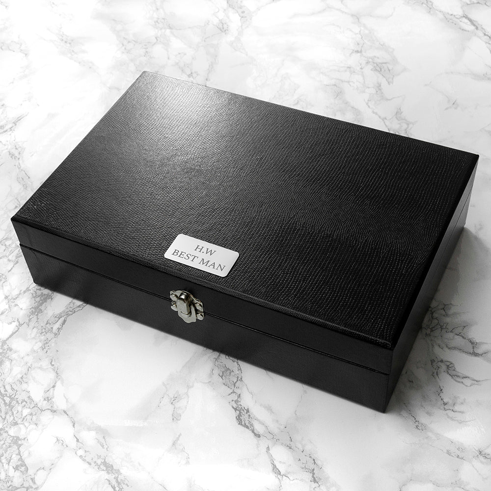 Personalised Watch & Cufflinks Box - treat-republic