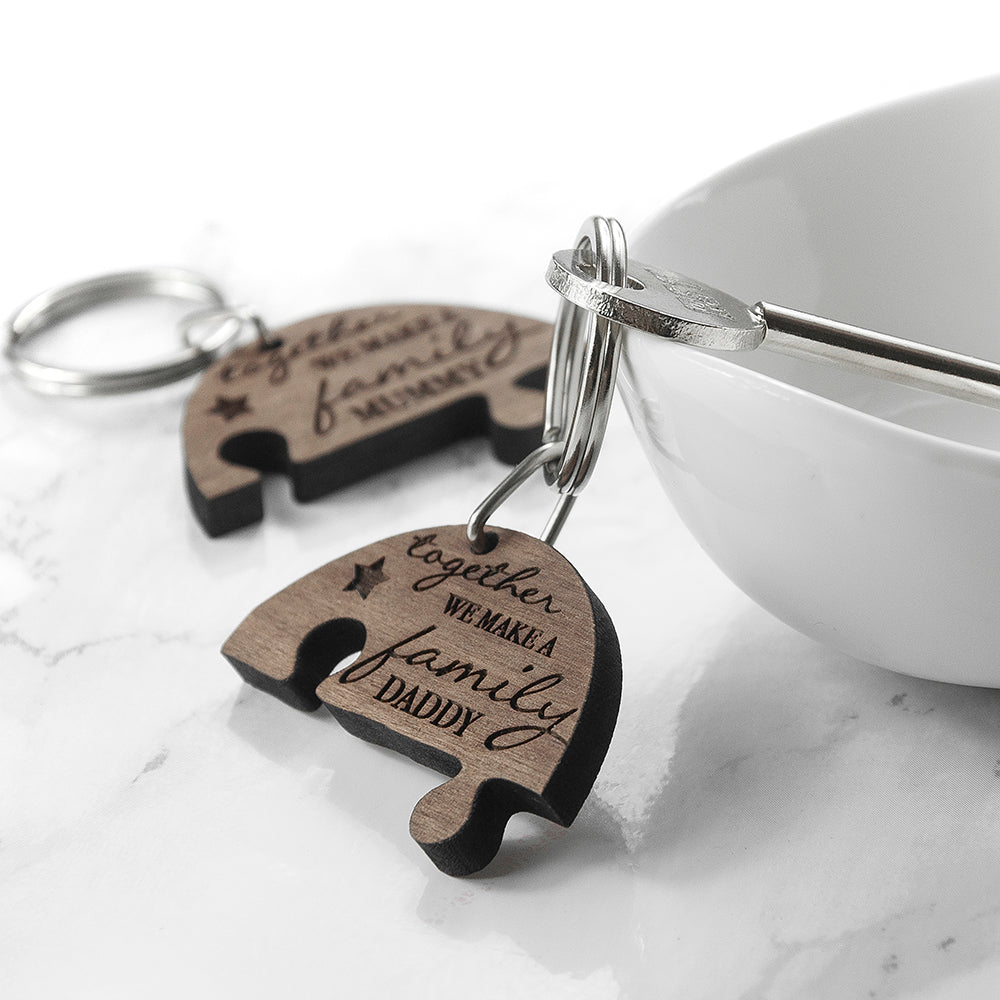 Personalised Family Together Keyring - treat-republic