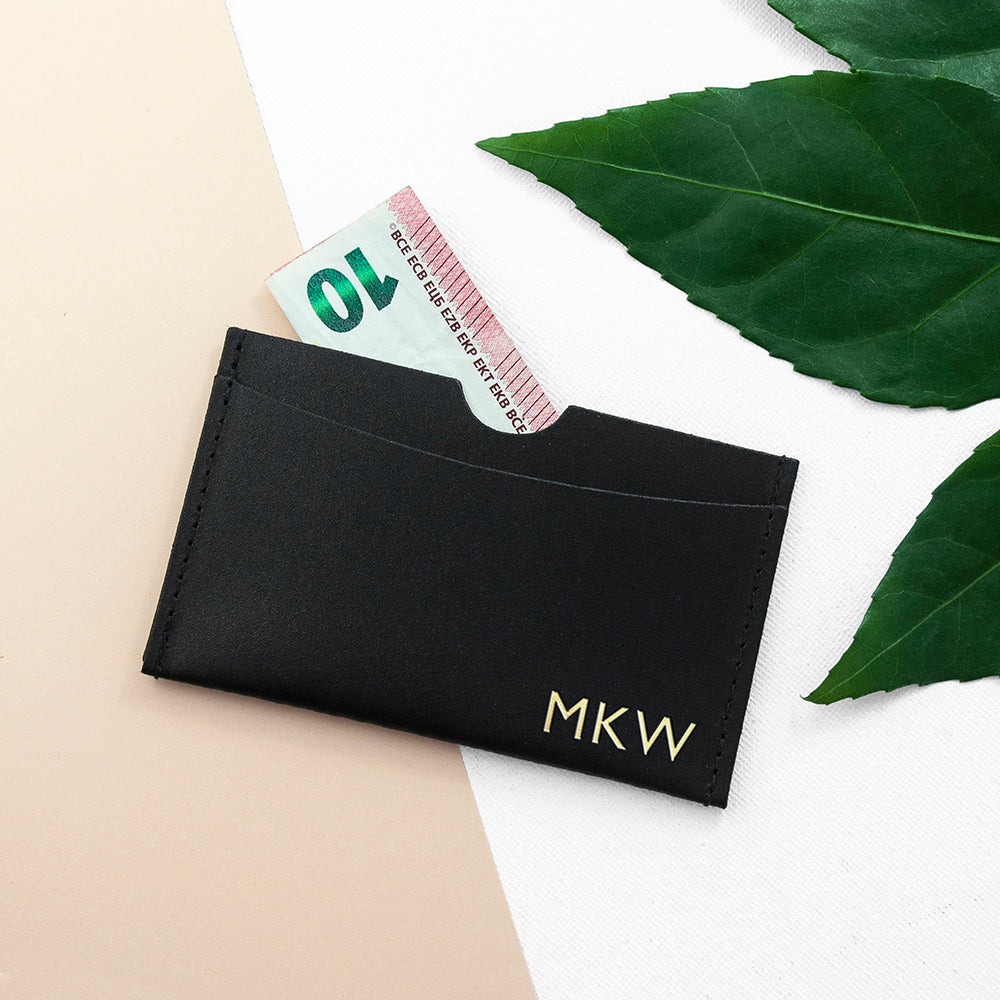 Personalised Luxury Leather Card Holder - treat-republic