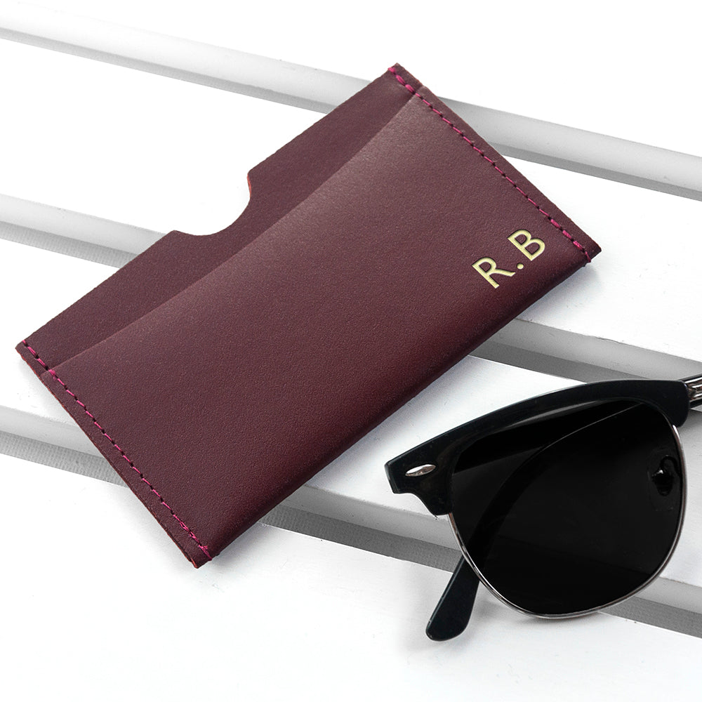 Personalised Luxury Leather Card Holder - treat-republic