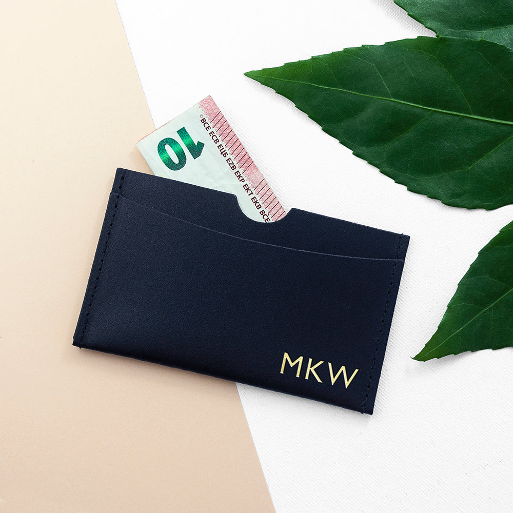 Personalised Luxury Leather Card Holder - treat-republic