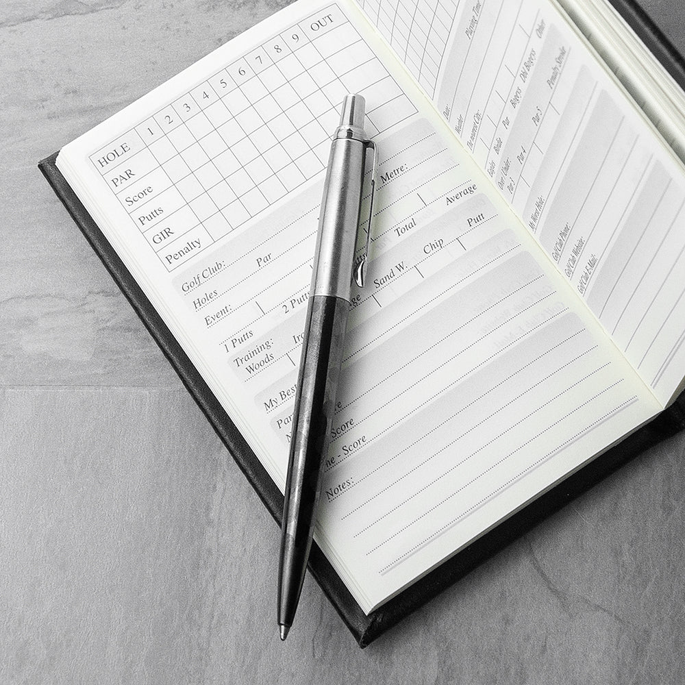 Personalised Leather Golf Note Book - treat-republic