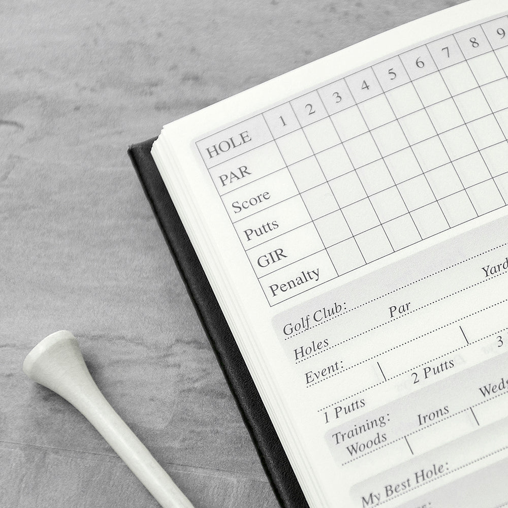 Personalised Leather Golf Note Book - treat-republic