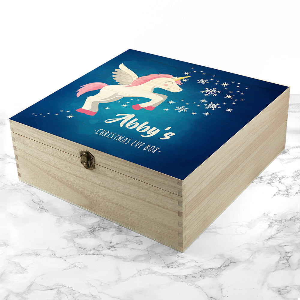 Personalised Baby Unicorn Christmas Eve Box - treat-republic