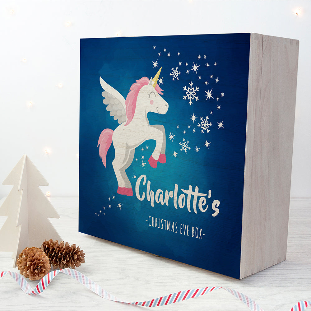 Personalised Baby Unicorn Christmas Eve Box - treat-republic