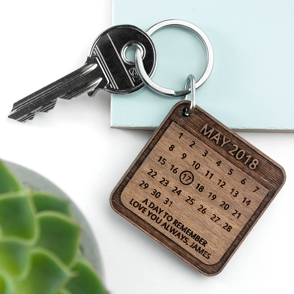 Personalised A Day To Remember Square Keyring - treat-republic