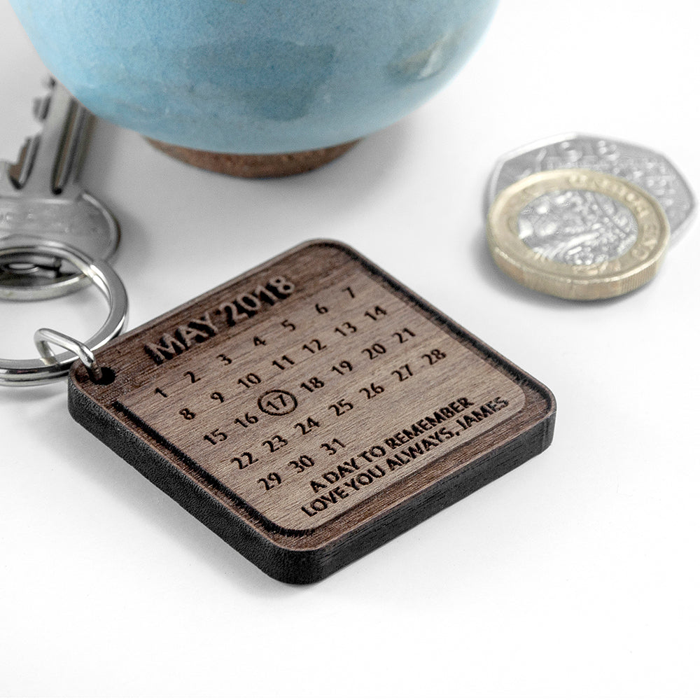 Personalised A Day To Remember Square Keyring - treat-republic