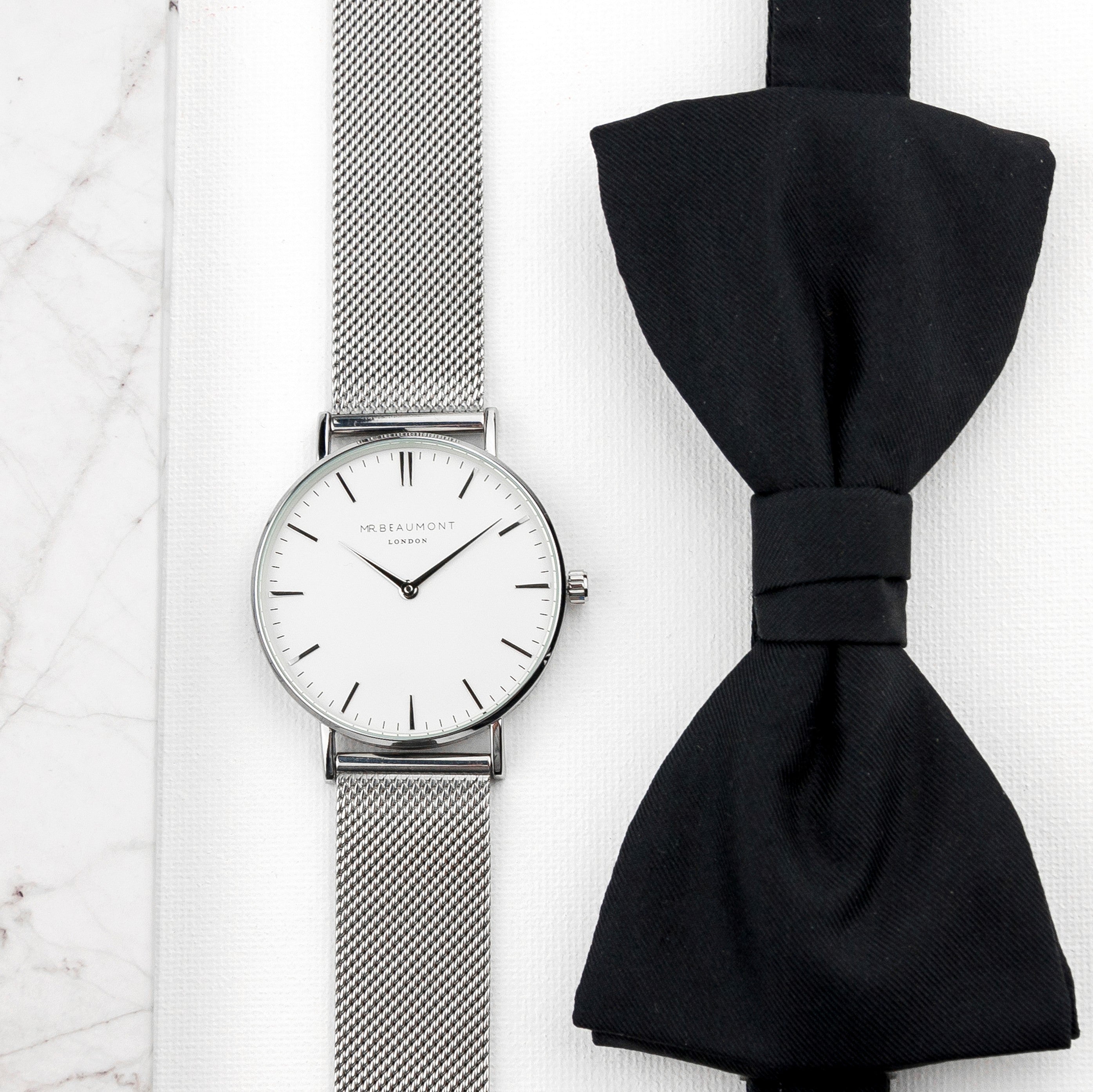 Personalised Men's Silver Eid Mubarak Watch - treat-republic