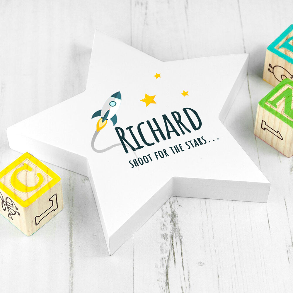 Personalised Rocket to the Stars Keepsake - treat-republic