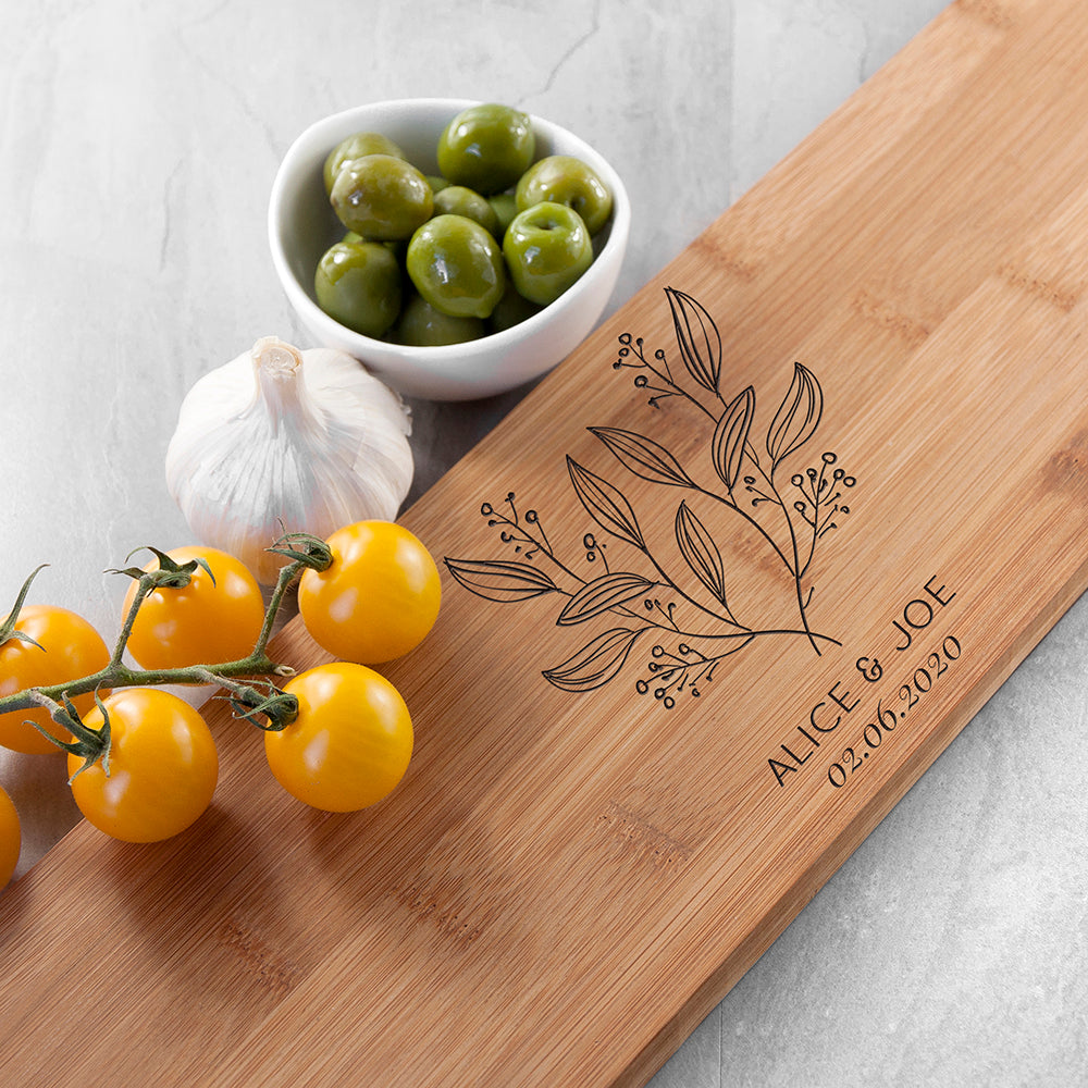 Personalised Happy Couple Serving Board - treat-republic