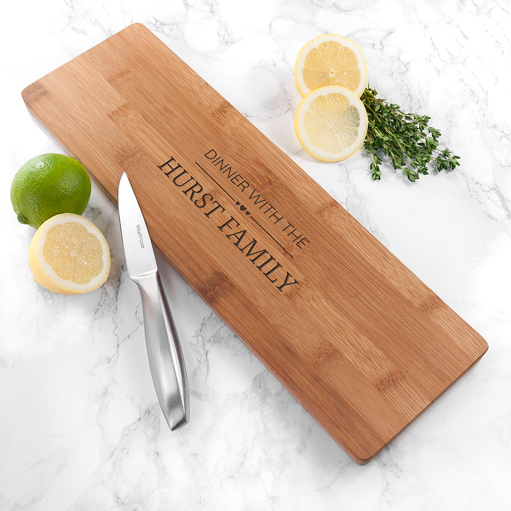Personalised Family Dinner Serving Board - treat-republic