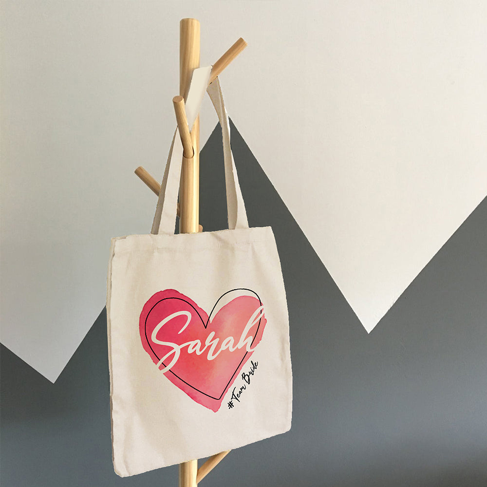 Personalised # Team Bride Tote Bag - treat-republic