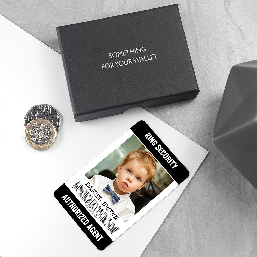 Personalised Ring Security Wallet Keepsake - treat-republic
